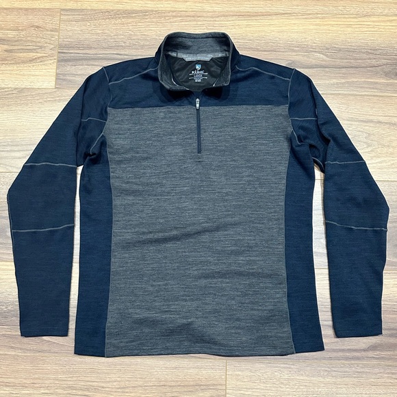 Kuhl Men’s Ryzer 1/4 Pullover in Midnight Blue - Size Large - Picture 1 of 13